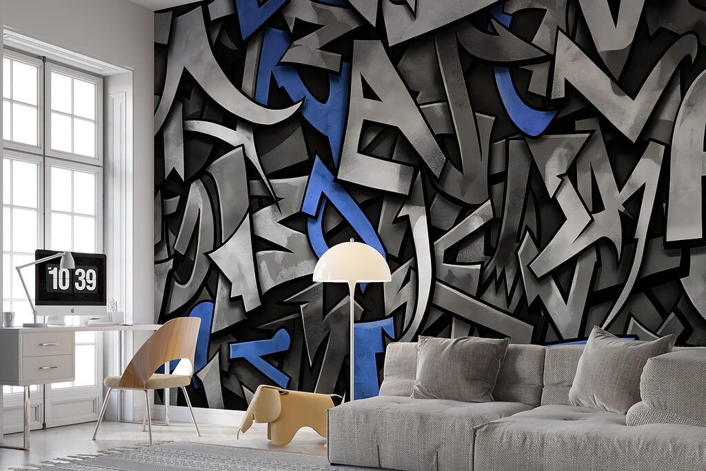 Lettres en couches sombres — intérieur 2