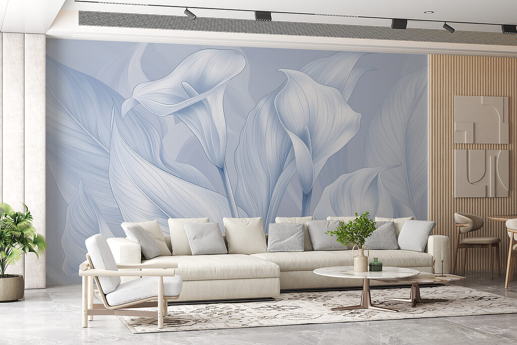 Corolles et feuilles plissées — intérieur 1