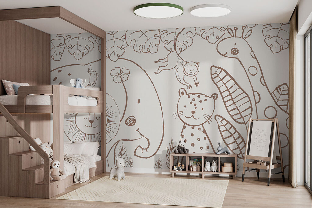 Jungle aux contours joyeux — intérieur 1