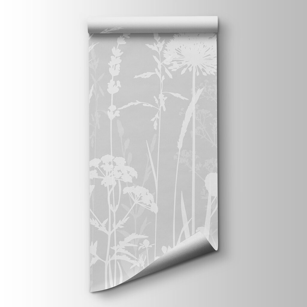 Prairie blanche finement dessinée — vue du produit