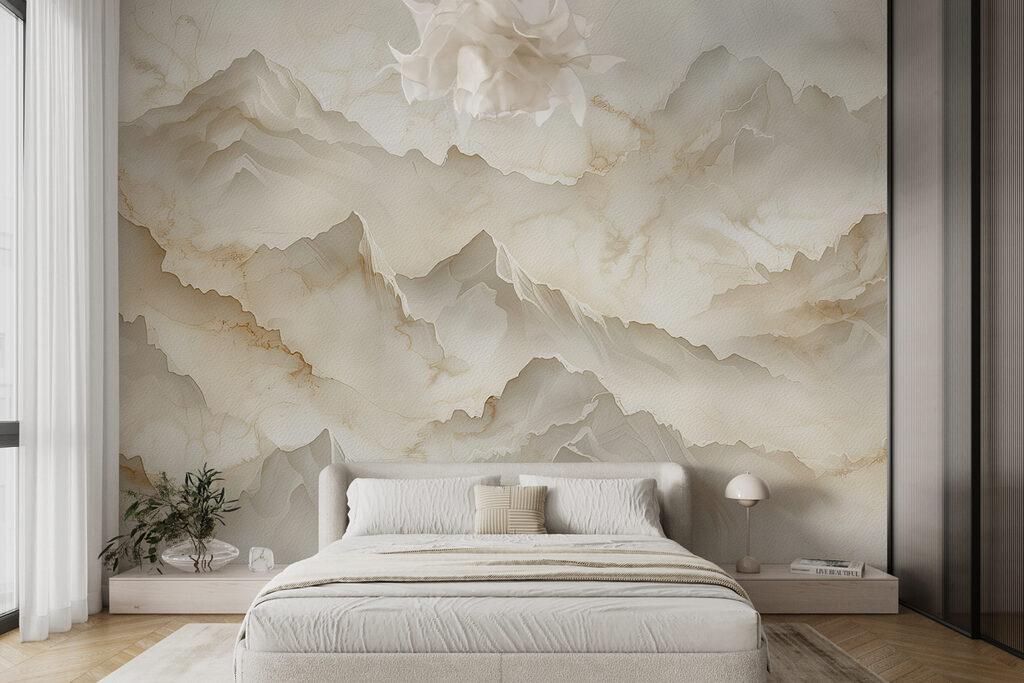 Montagnes en strates claires — intérieur 2