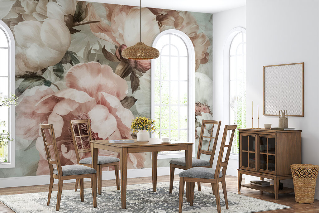 Fleurs vieux rose — intérieur 3