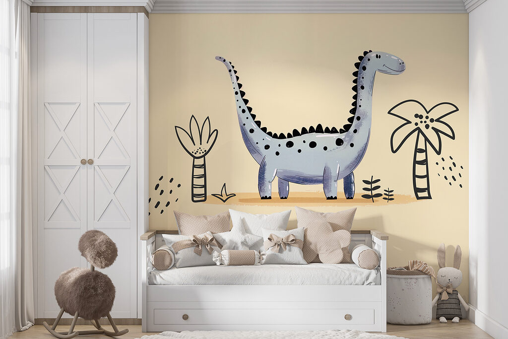 Dinosaure au long cou — intérieur 1