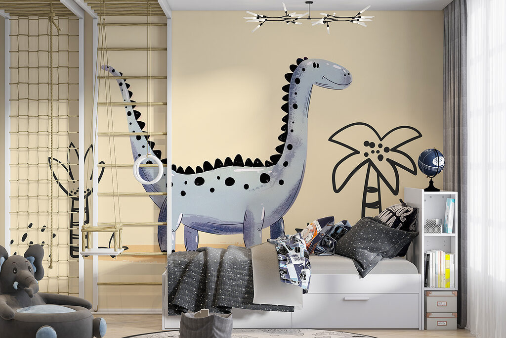 Dinosaure au long cou — intérieur 2