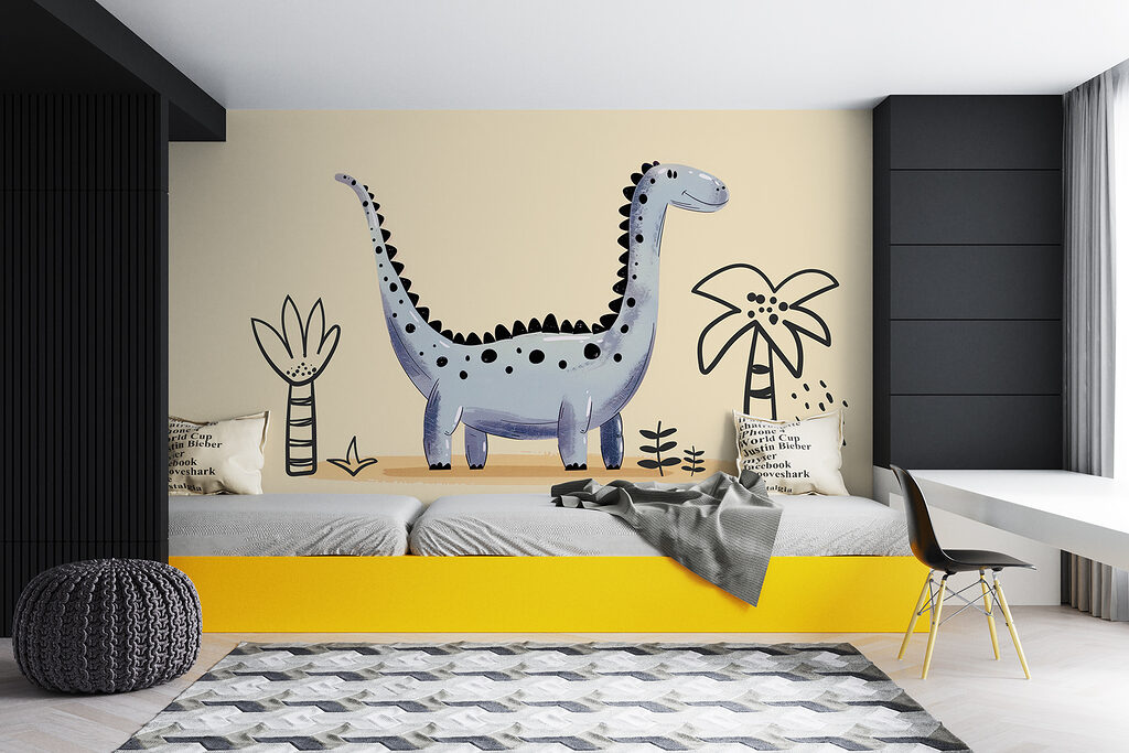Dinosaure au long cou — intérieur 3