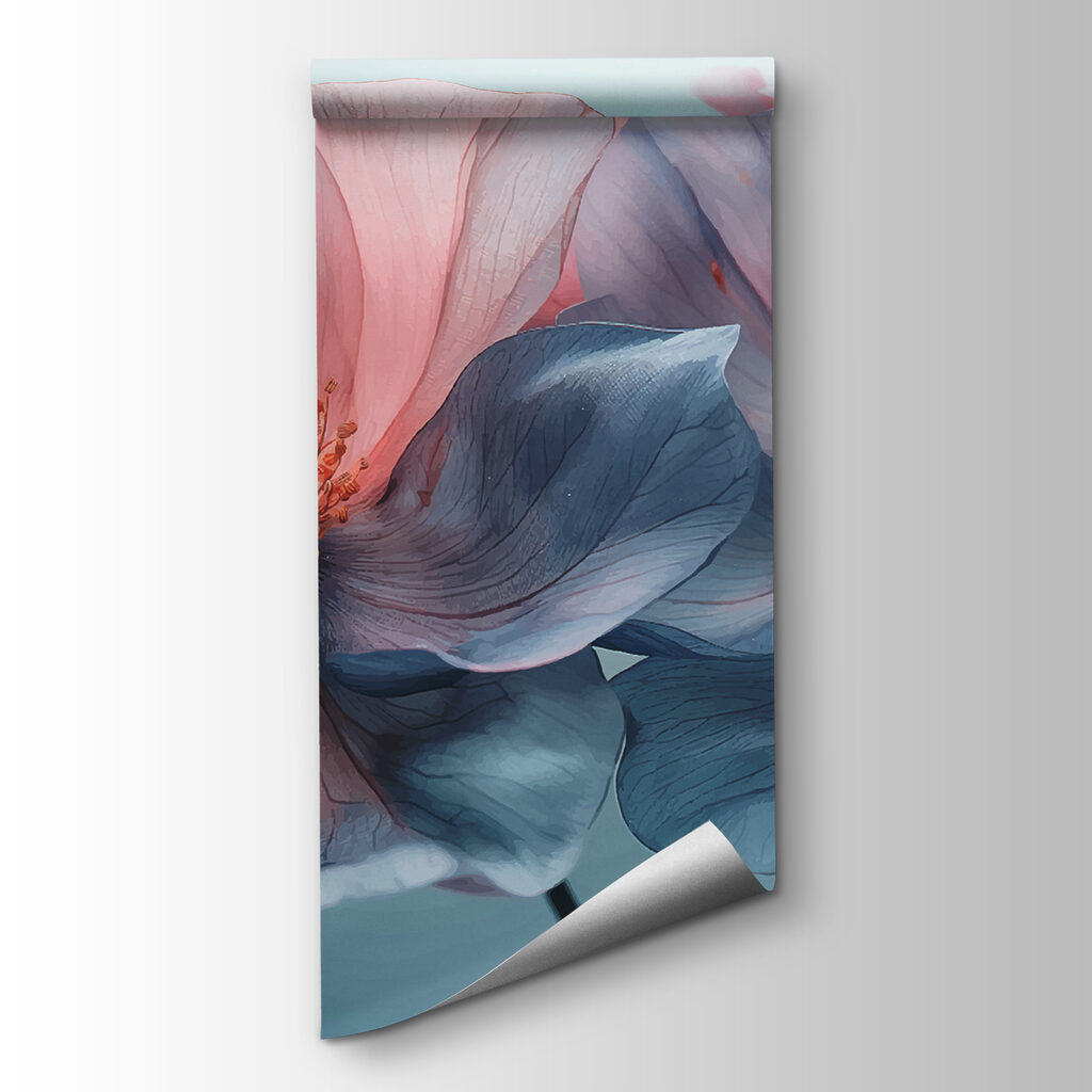 Deux fleurs pastel — vue du produit