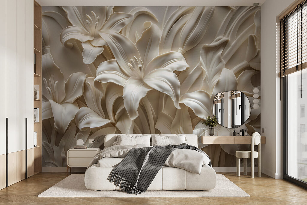 Fleurs blanches et ombres — intérieur 2