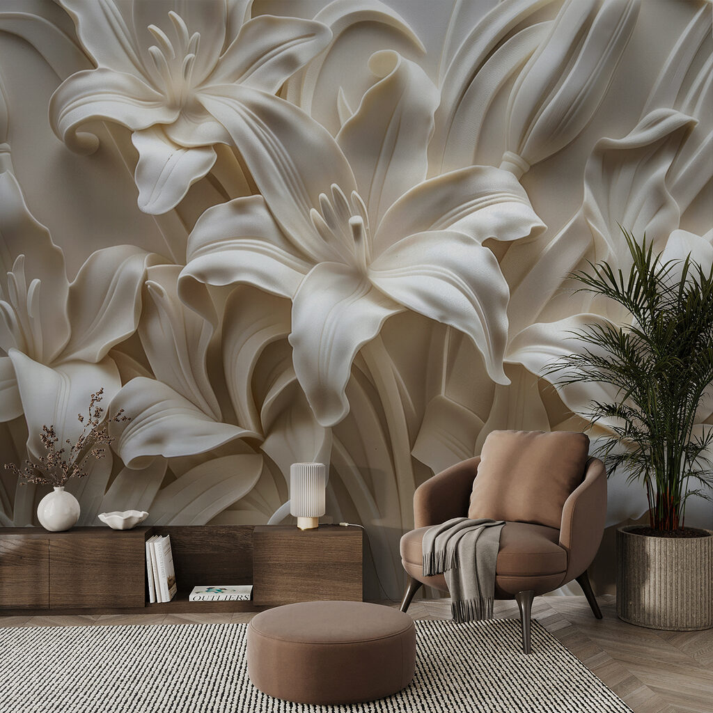 Fleurs blanches et ombres — intérieur 3