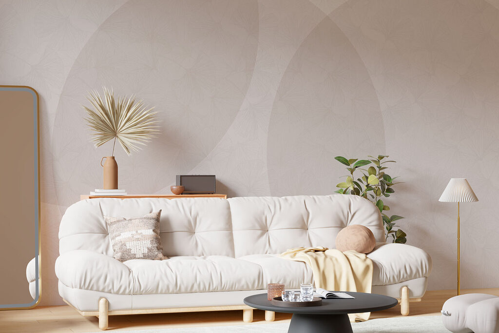 Ovales sur voile coloré — intérieur 1
