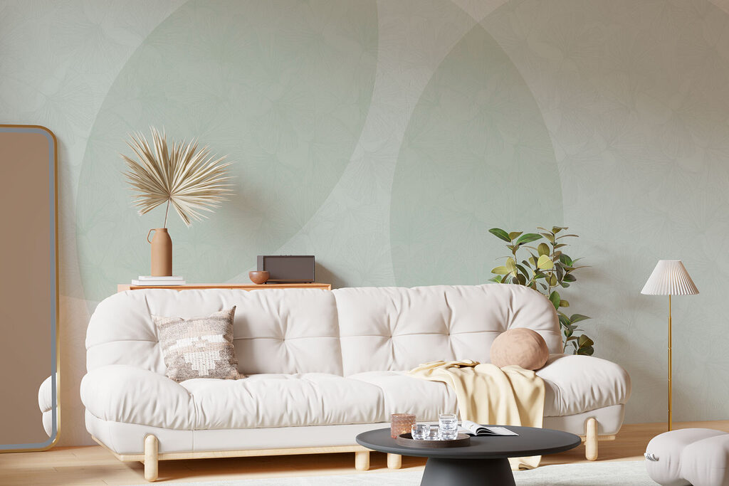 Ovales sur voile coloré — intérieur 1