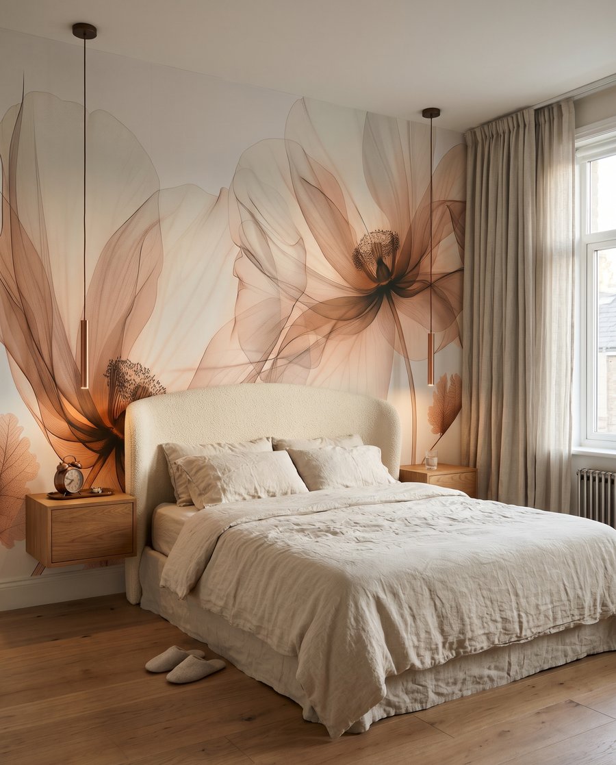 Trois fleurs lumineuses — intérieur 2