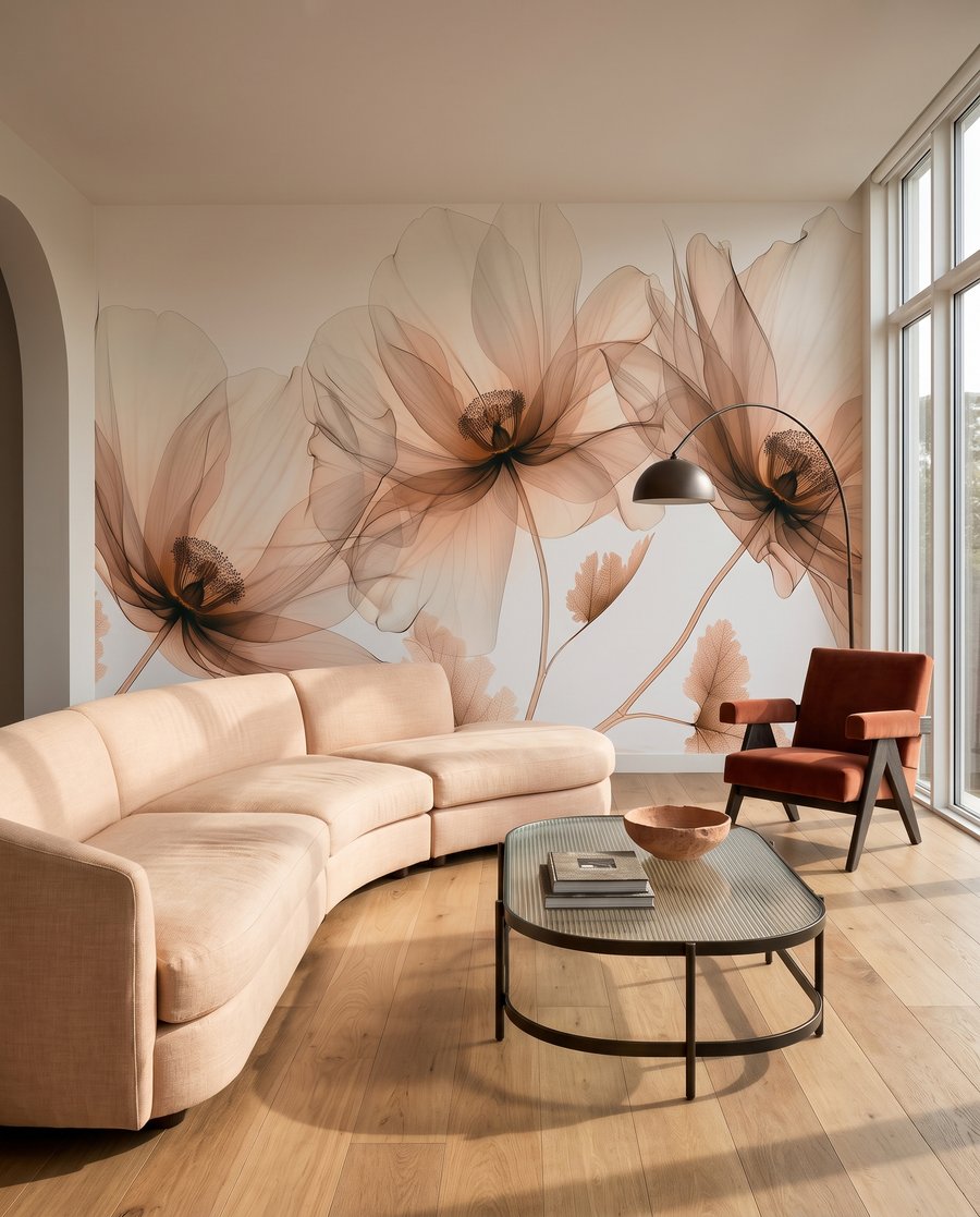 Trois fleurs lumineuses — intérieur 3
