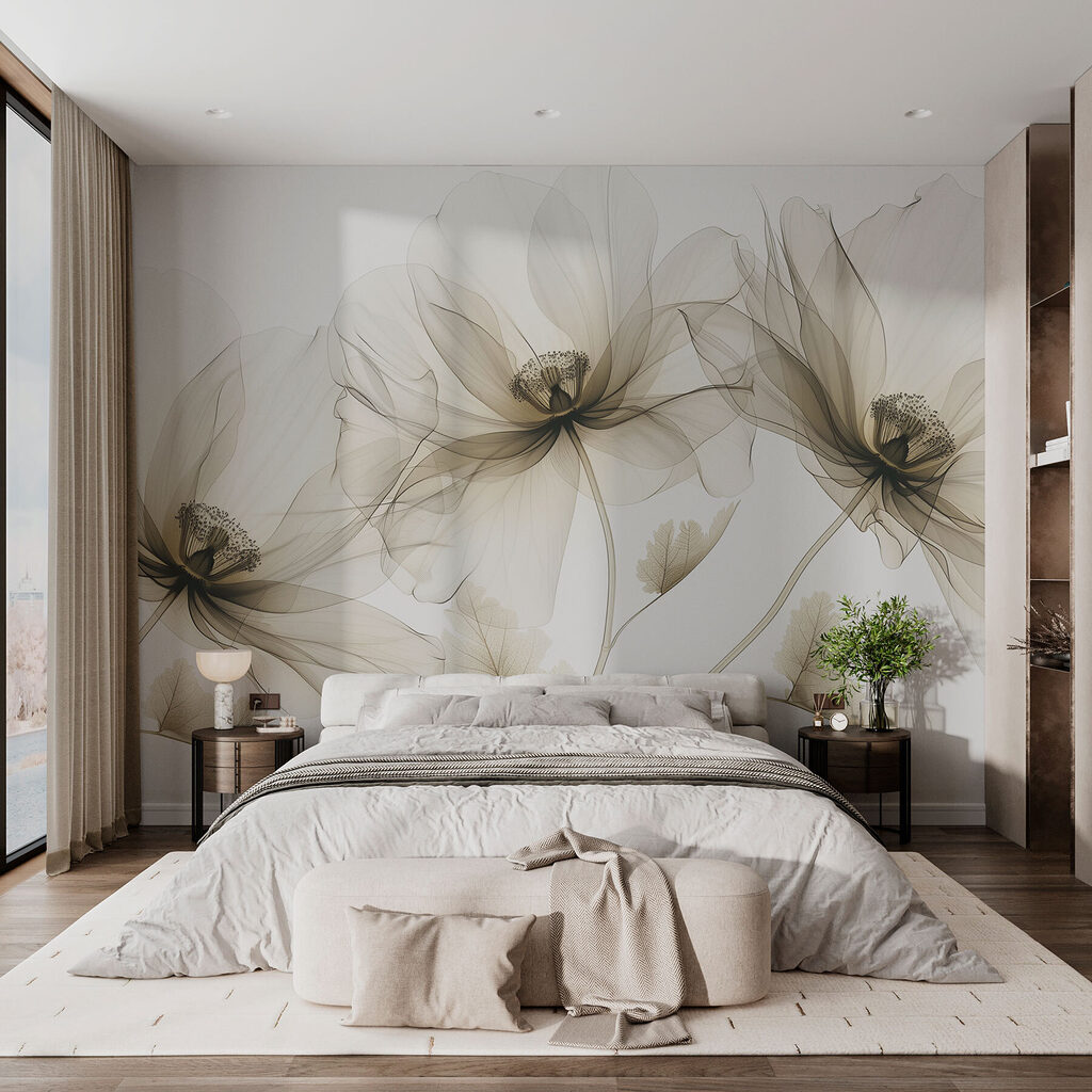 Trois fleurs lumineuses — intérieur 1