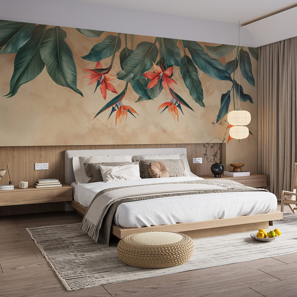 Fleurs tropicales en cascade — intérieur 2