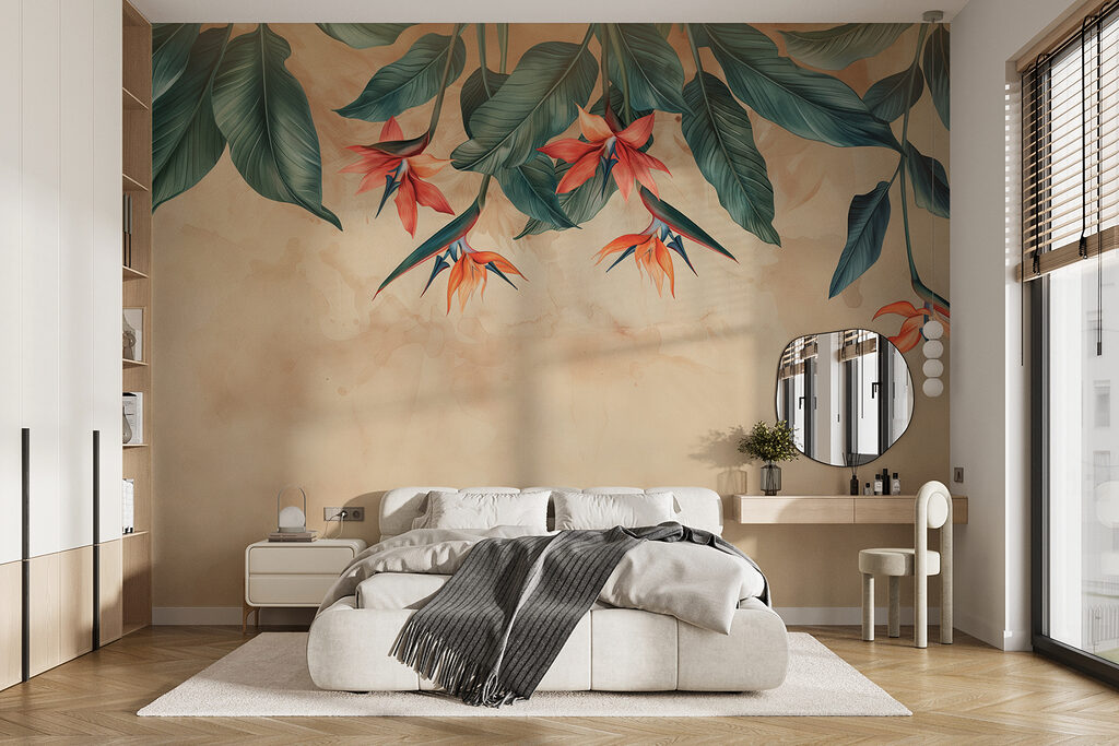 Fleurs tropicales en cascade — intérieur 3