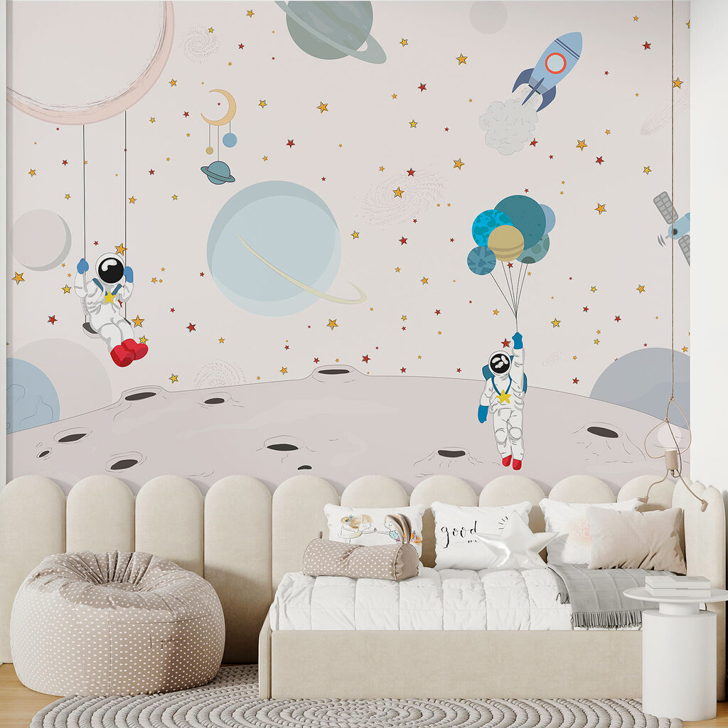 Astronautes sur la lune — intérieur 3
