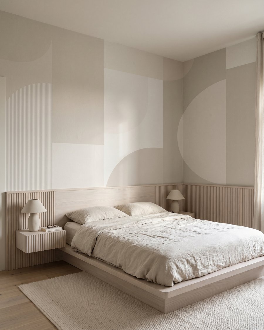 Rectangles et demi-cercles dans un intérieur