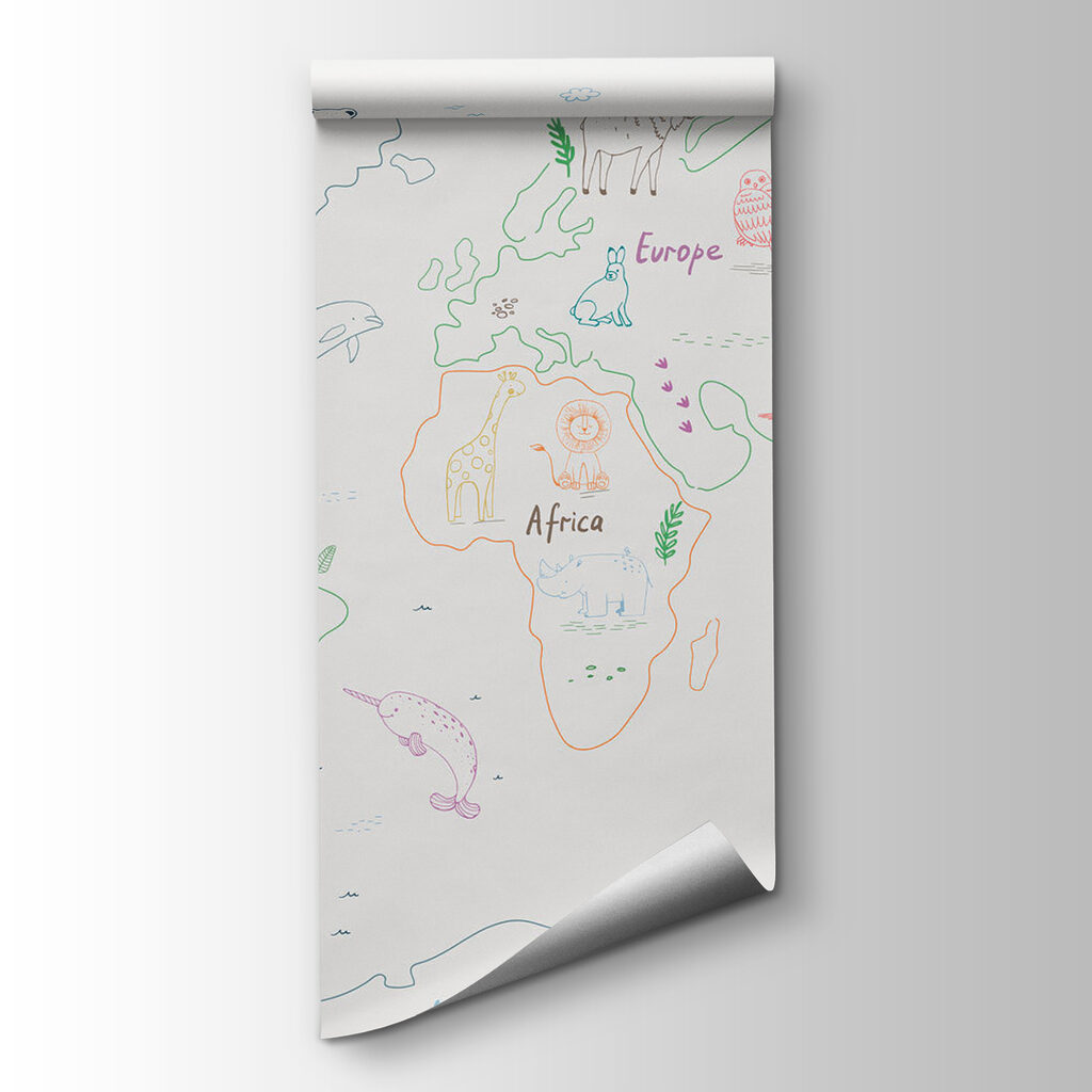 Carte du monde ludique — vue du produit