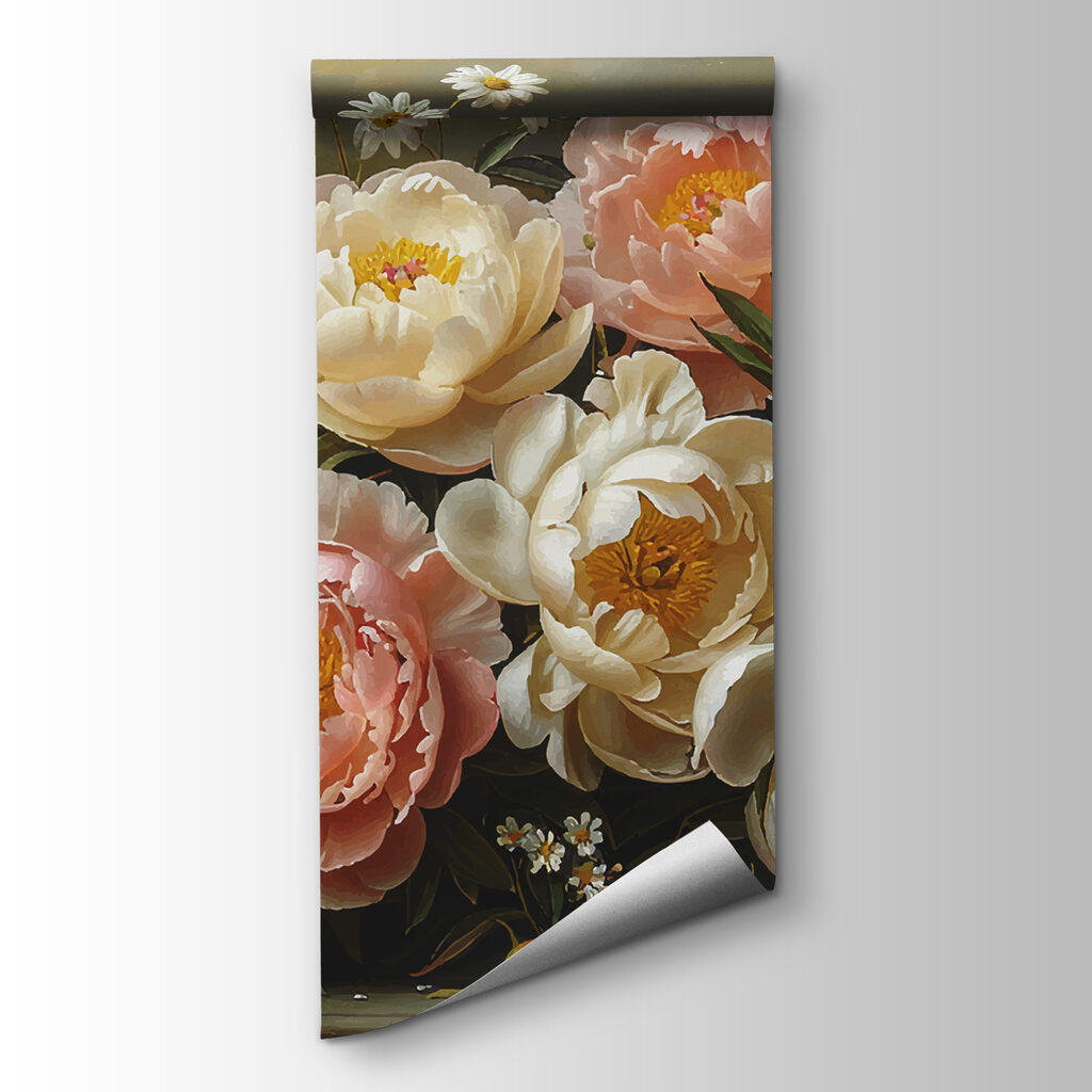Bouquet rose et blanc — vue du produit