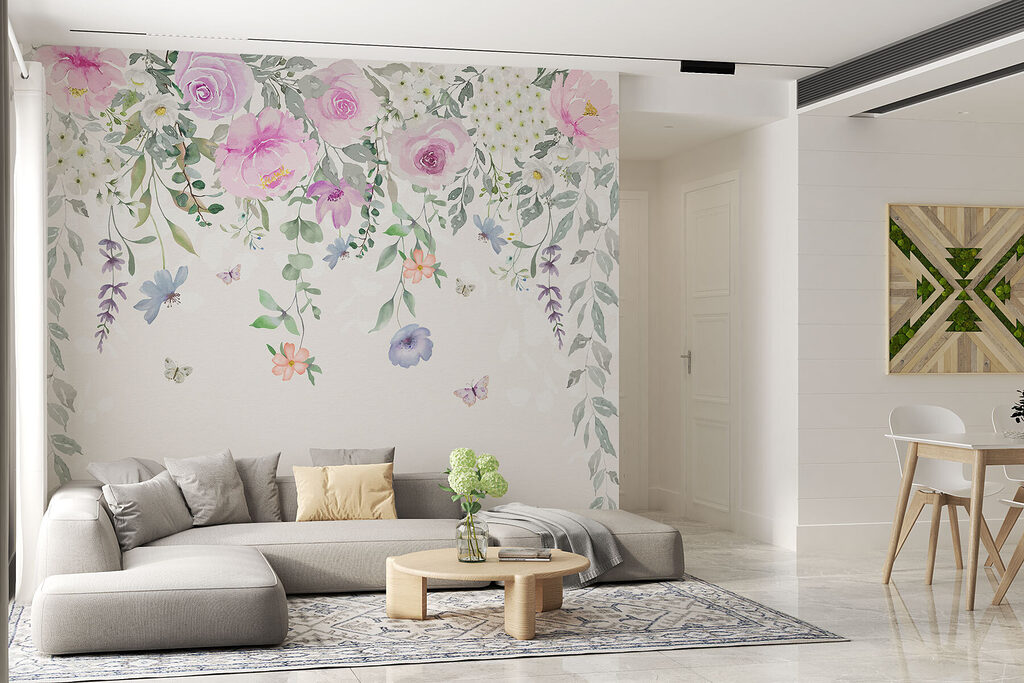 Rideau fleuri — intérieur 3