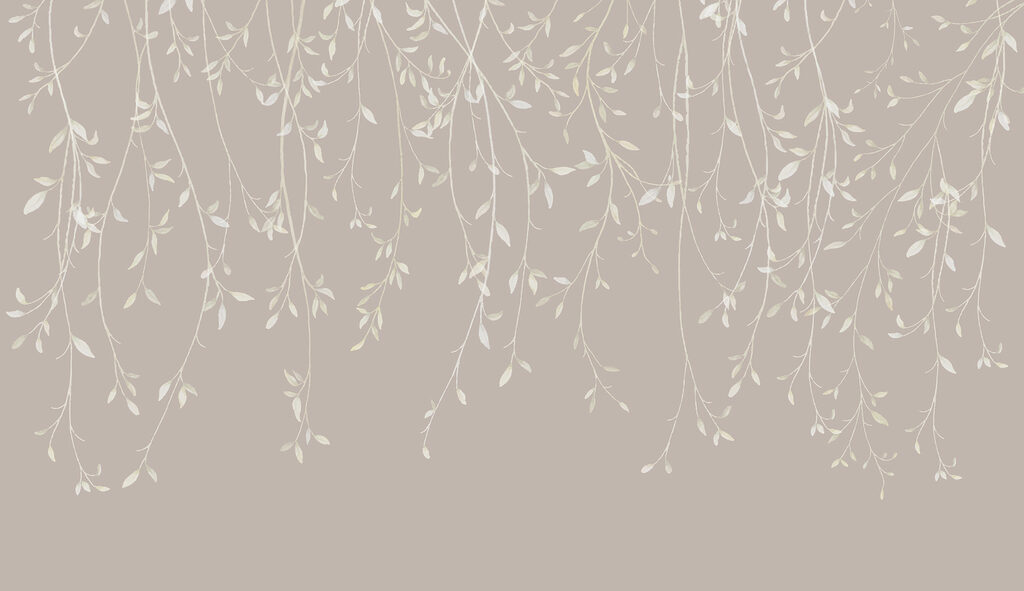 Fines feuilles en guirlandes — motif complet