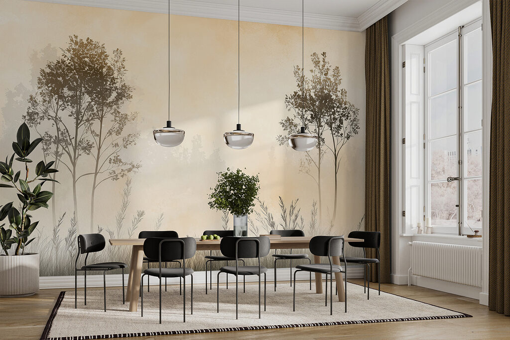 Deux arbres sur l’herbe — intérieur 3