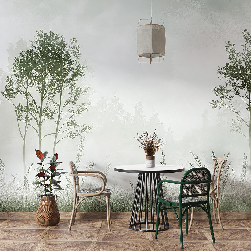 Deux arbres sur l’herbe — intérieur 3