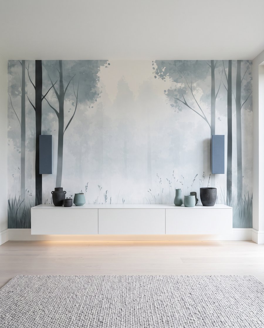 Lisière aux grands troncs — intérieur 1
