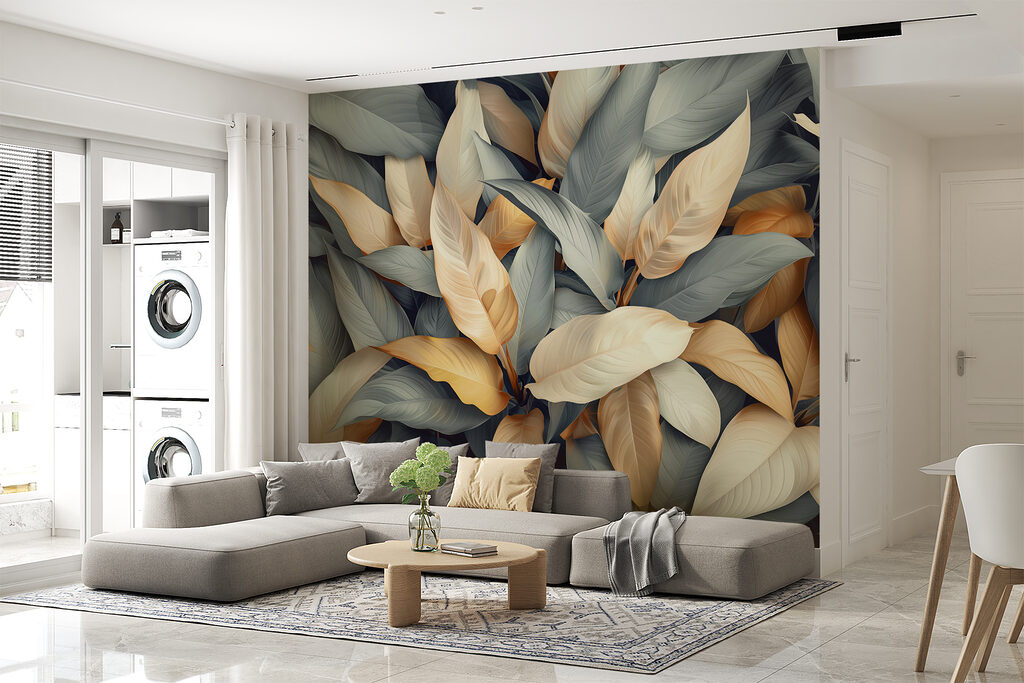 Feuillage dense dans un intérieur