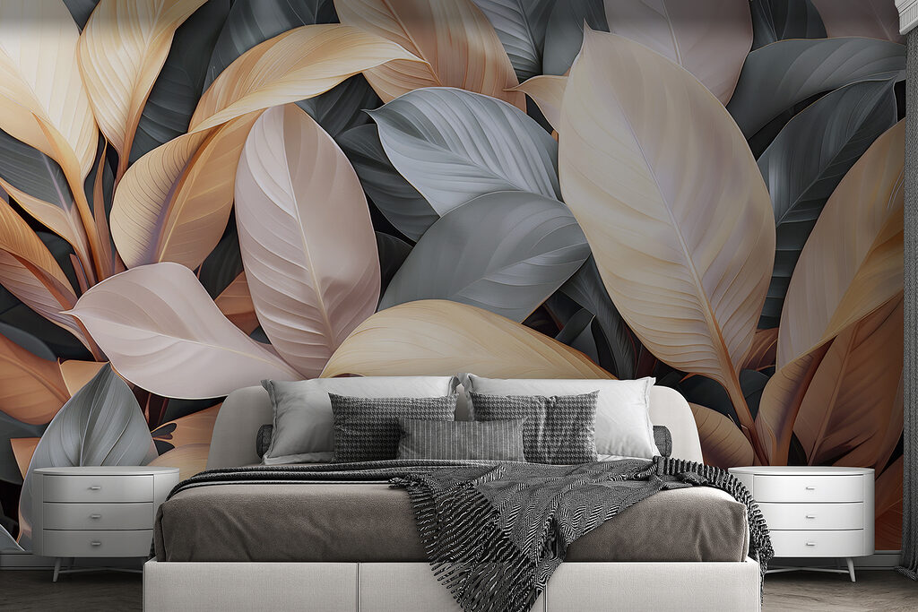 Larges feuilles superposées — intérieur 3