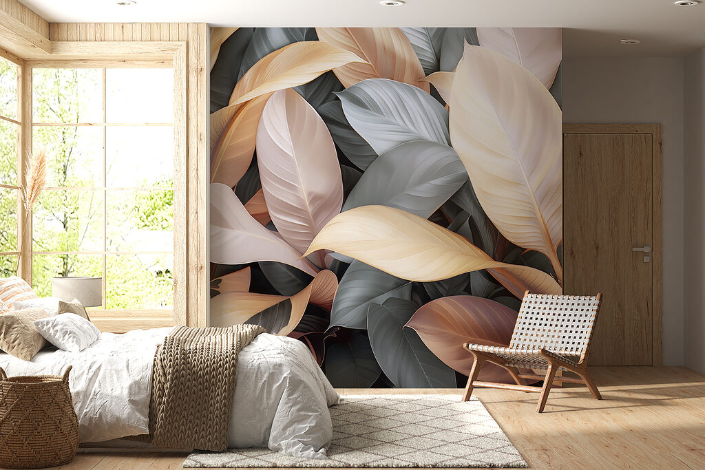 Larges feuilles superposées — intérieur 4