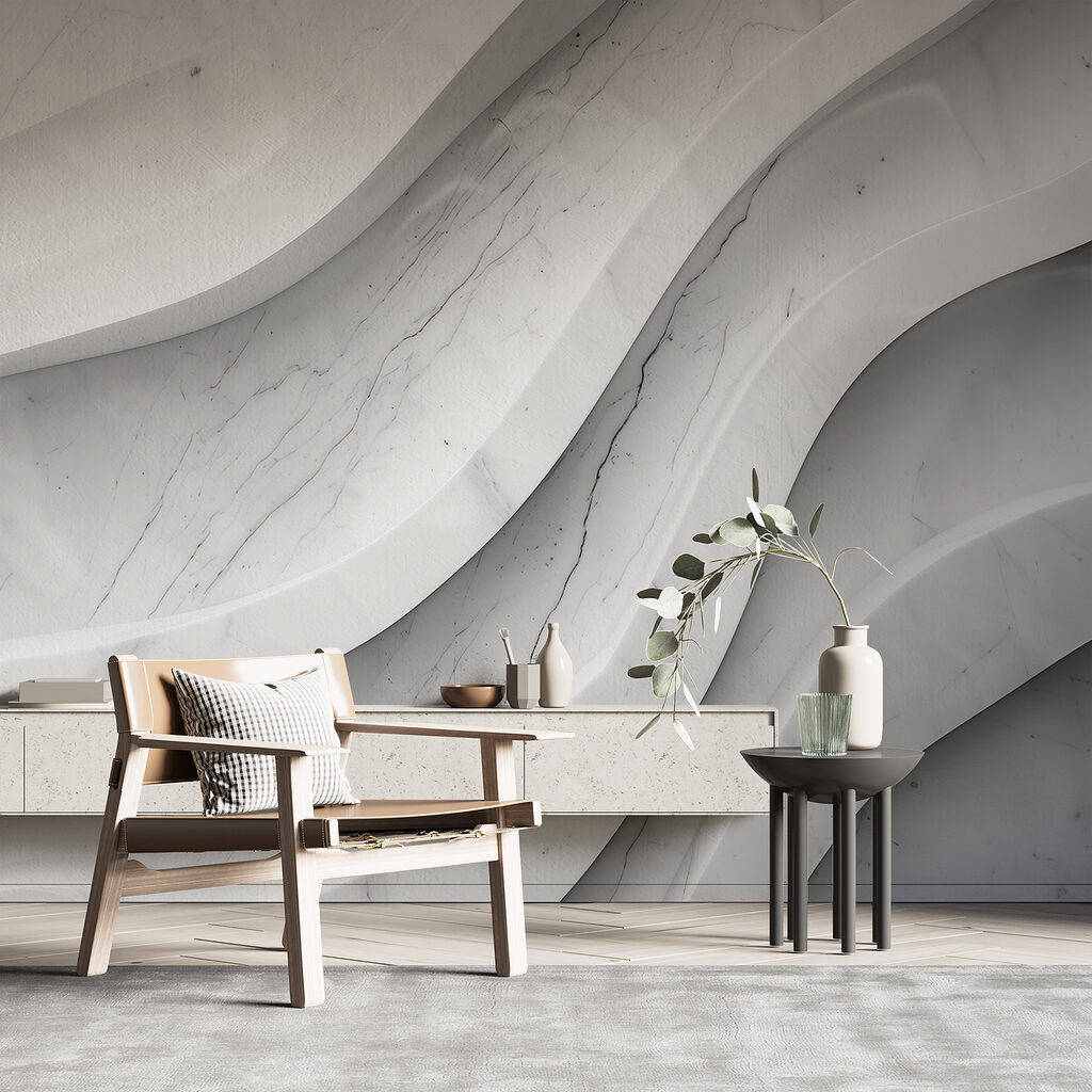 Ondulations monochromes — intérieur 1