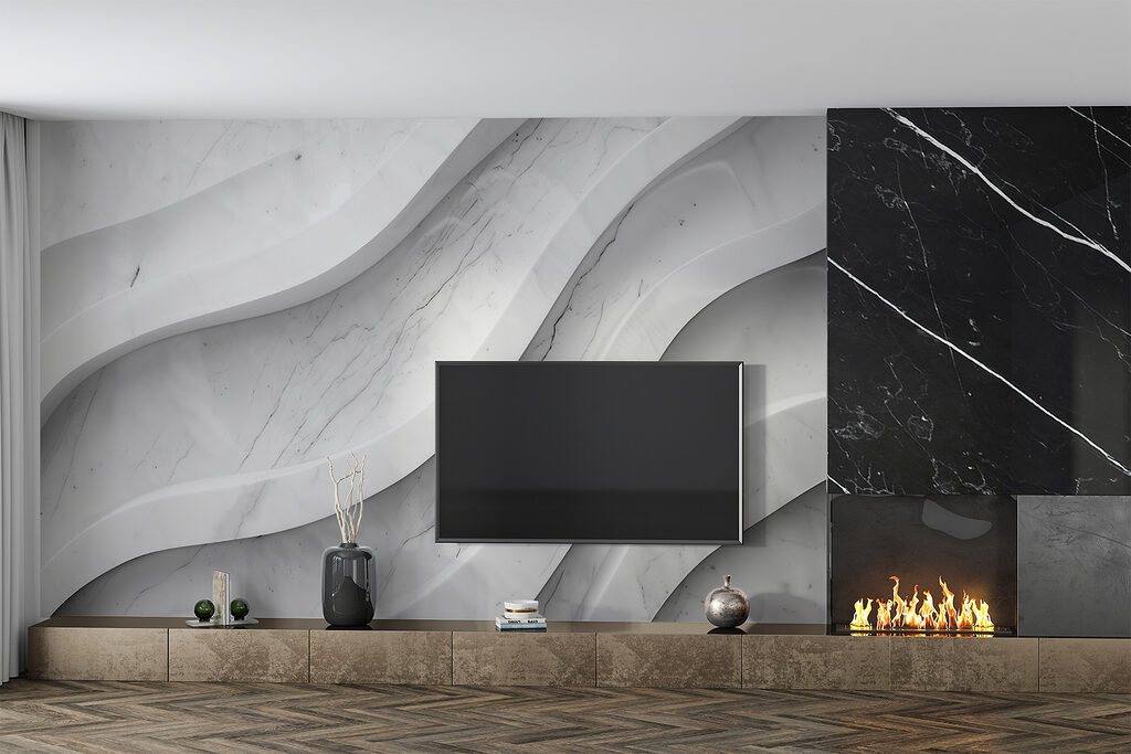 Ondulations monochromes — intérieur 4