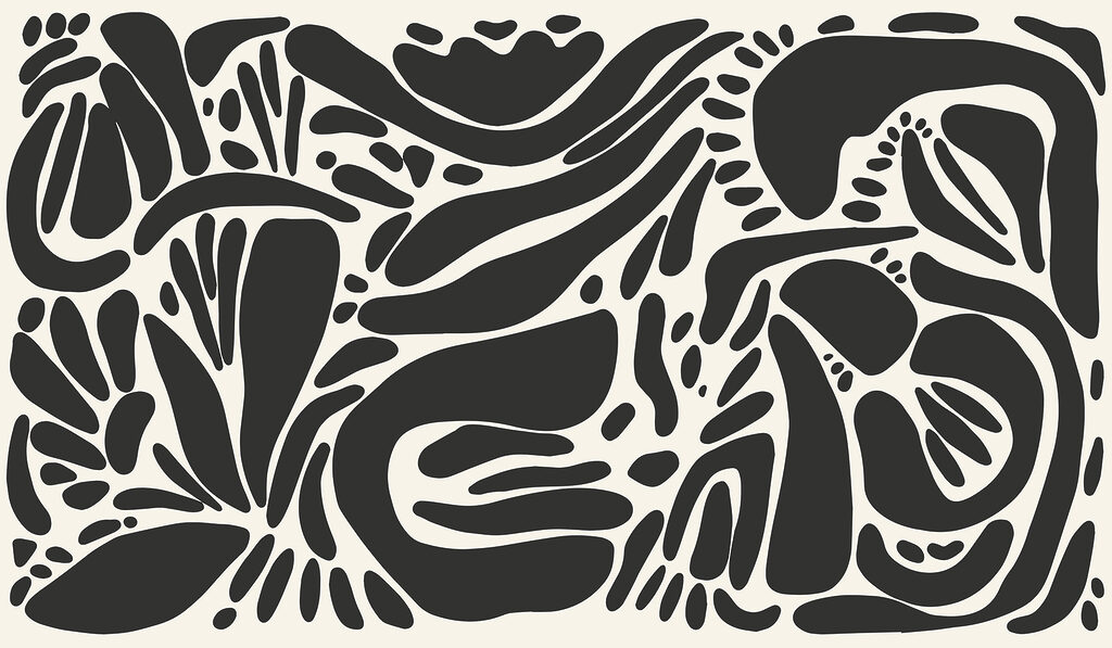 Formes libres — motif complet