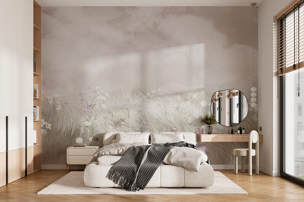 Sous les grands nuages dans un intérieur