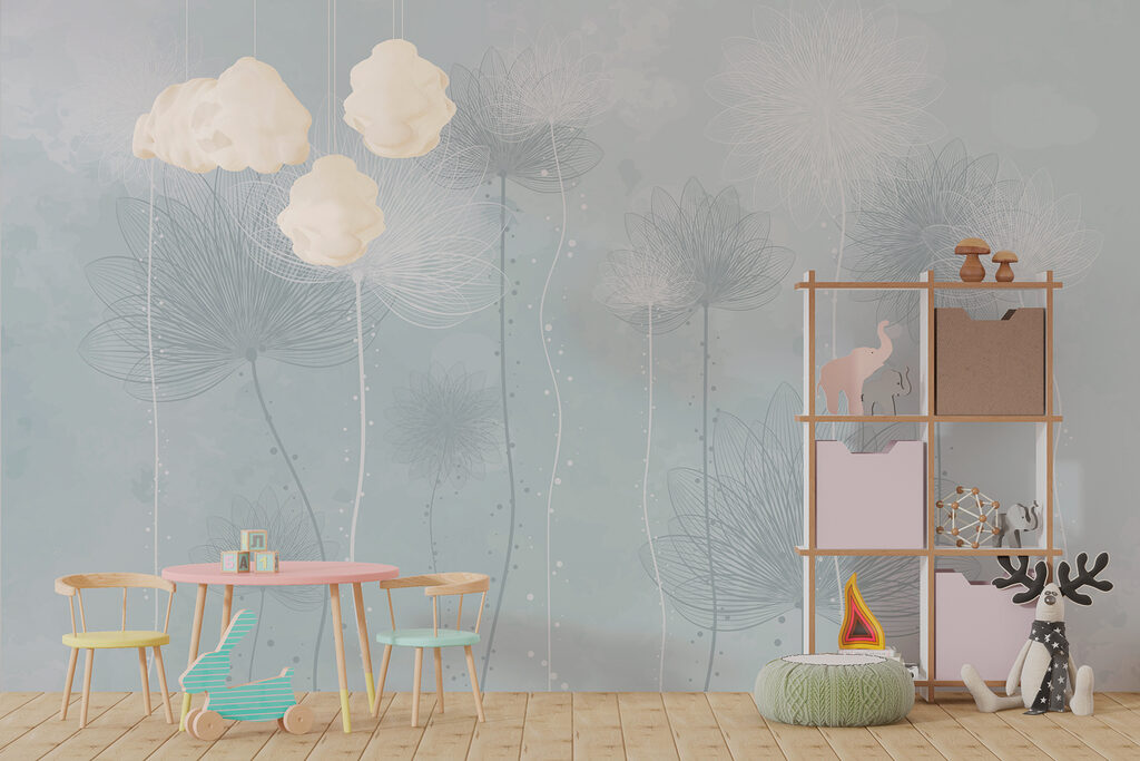 Fleurs graciles en transparence — intérieur 2