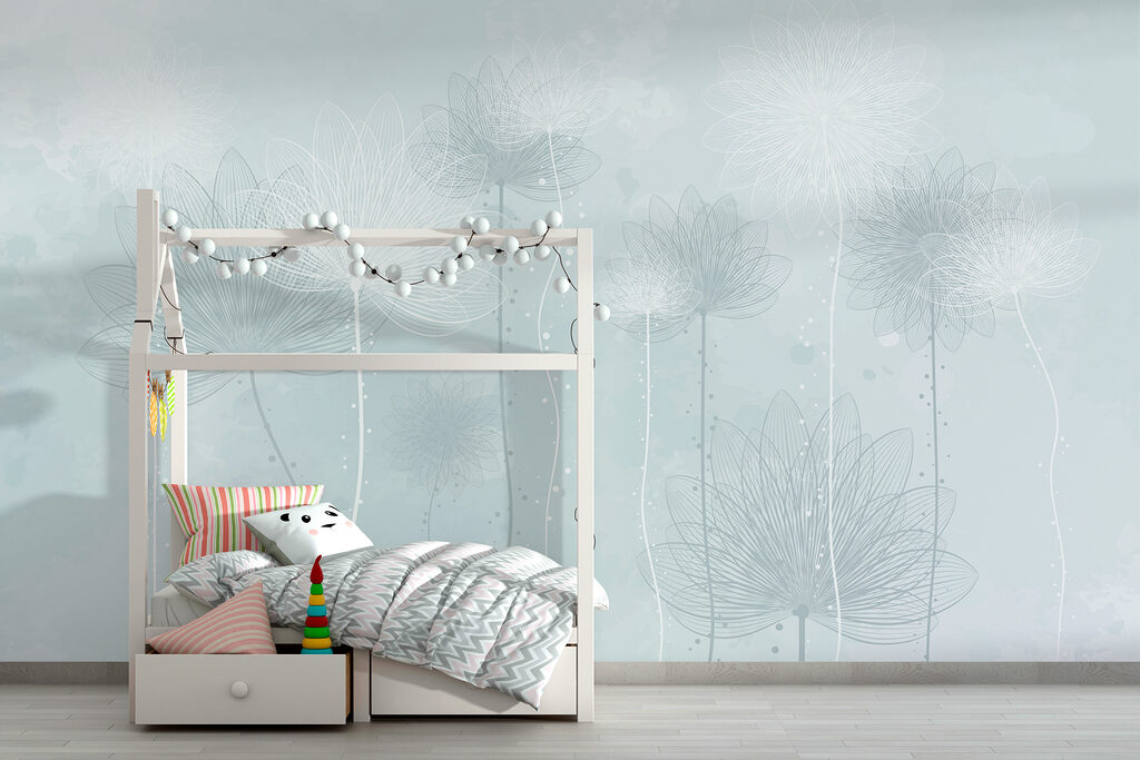 Fleurs graciles en transparence — intérieur 3