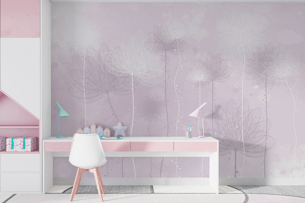 Fleurs graciles en transparence — intérieur 3
