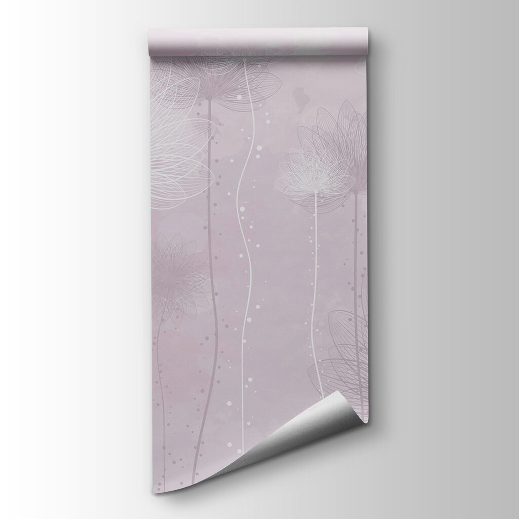 Fleurs graciles en transparence — vue du produit