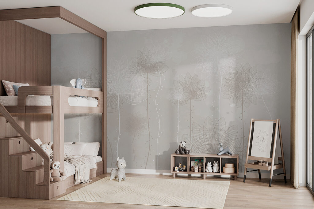 Fleurs graciles en transparence — intérieur 2