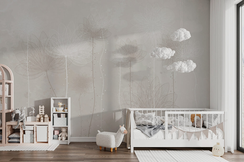 Fleurs graciles en transparence — intérieur 3