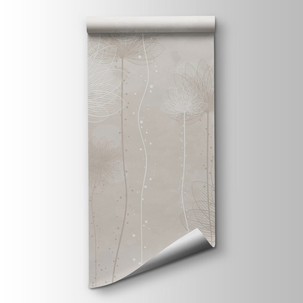 Fleurs graciles en transparence — vue du produit