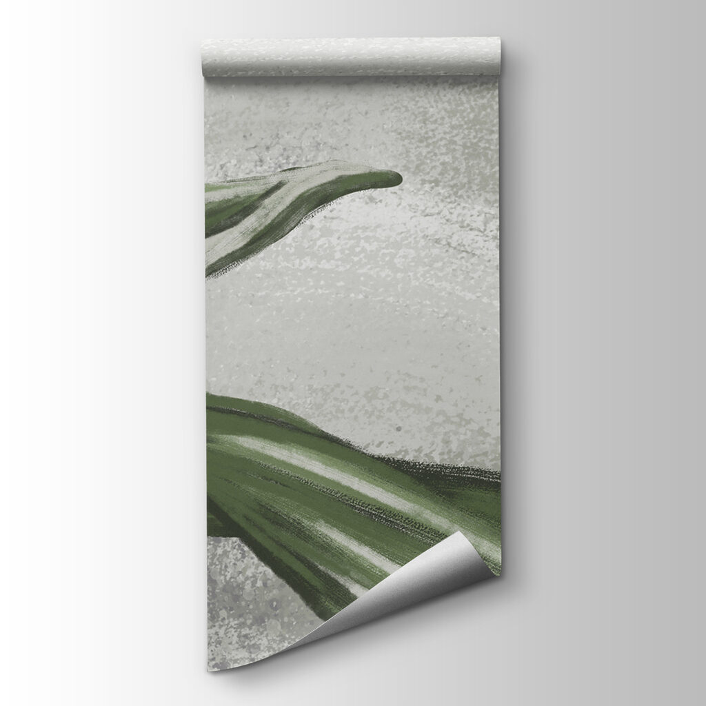 Longues feuilles striées — vue du produit