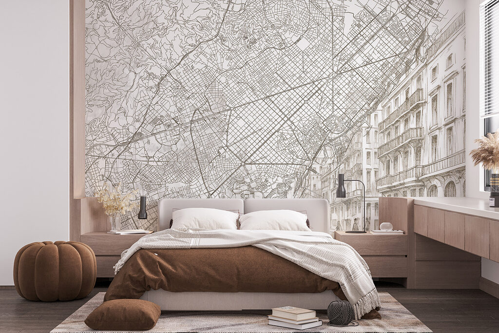 Rues et façades entremêlées — intérieur 2