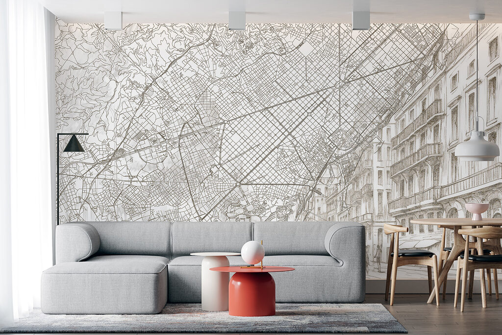 Rues et façades entremêlées — intérieur 3