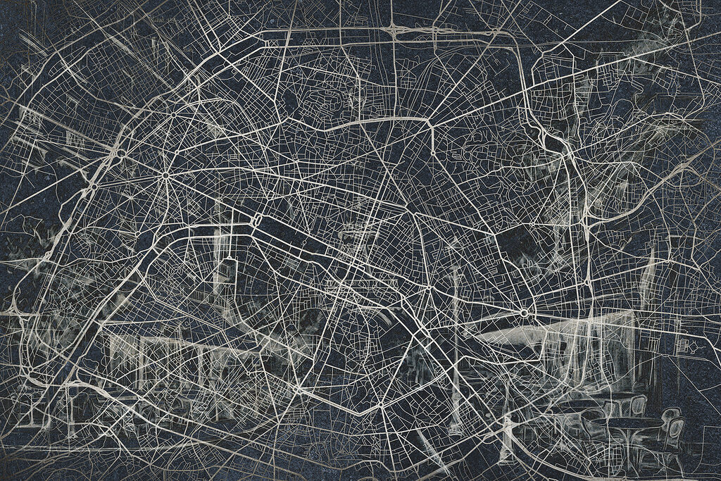 Réseau de rues — motif complet