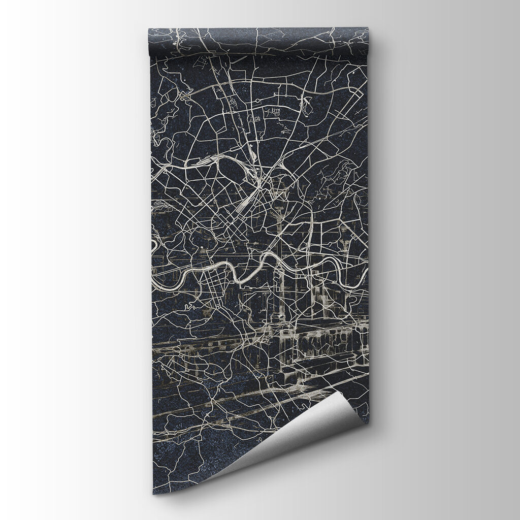 Carte d’une ville fluviale — vue du produit