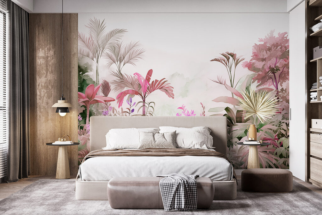 Jardin tropical dans un intérieur