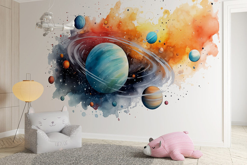 Planètes à l’aquarelle — intérieur 3