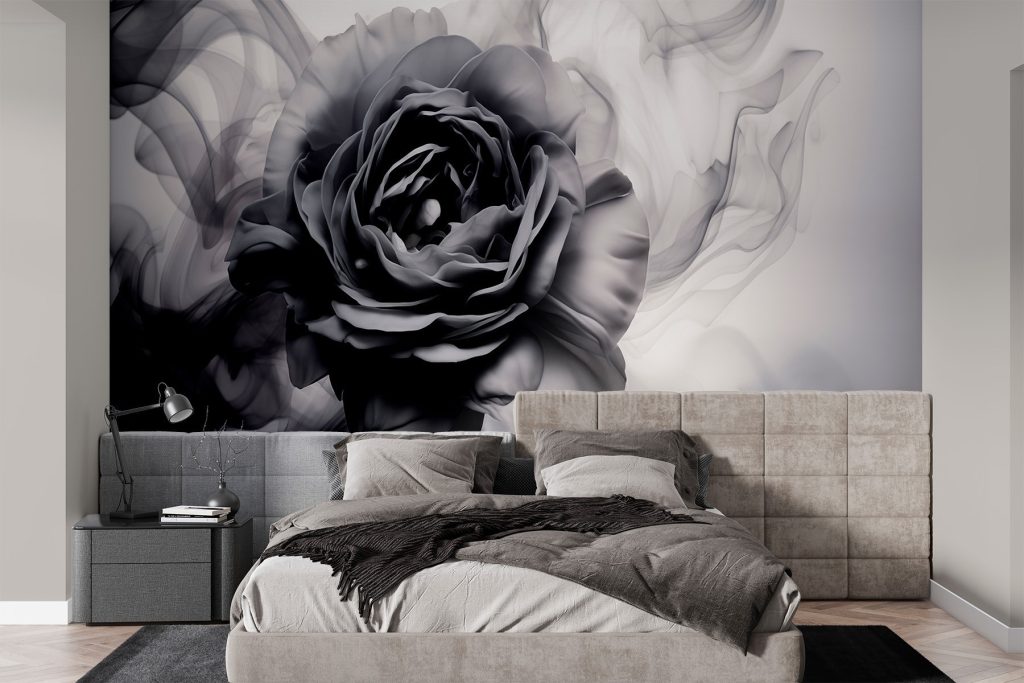 Rose monochrome — intérieur 2
